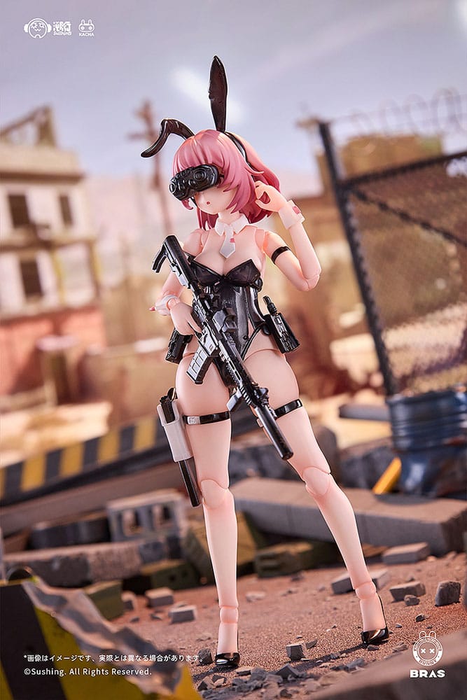 Action Figure Commando Belka Bunny Rapid Action Squad 1/12 Sushing 16 cm