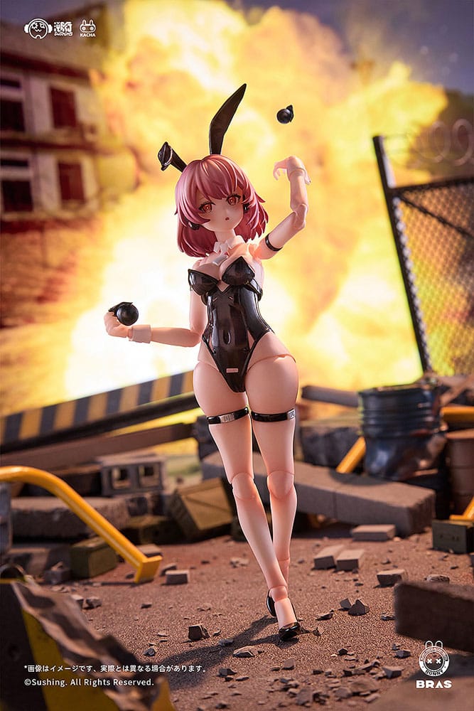 Action Figure Commando Belka Bunny Rapid Action Squad 1/12 Sushing 16 cm