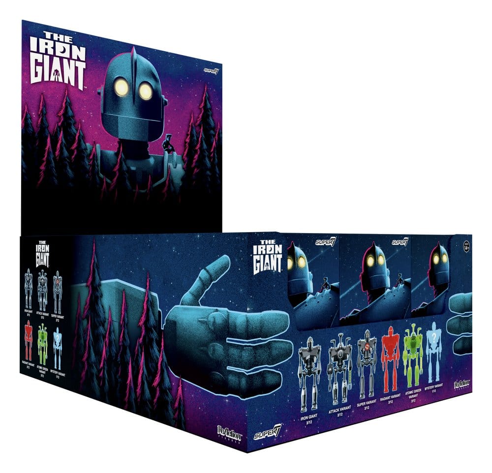 The Iron Giant Action Figure a sorpresa Wave 01, display da 12 pezzi - Super7