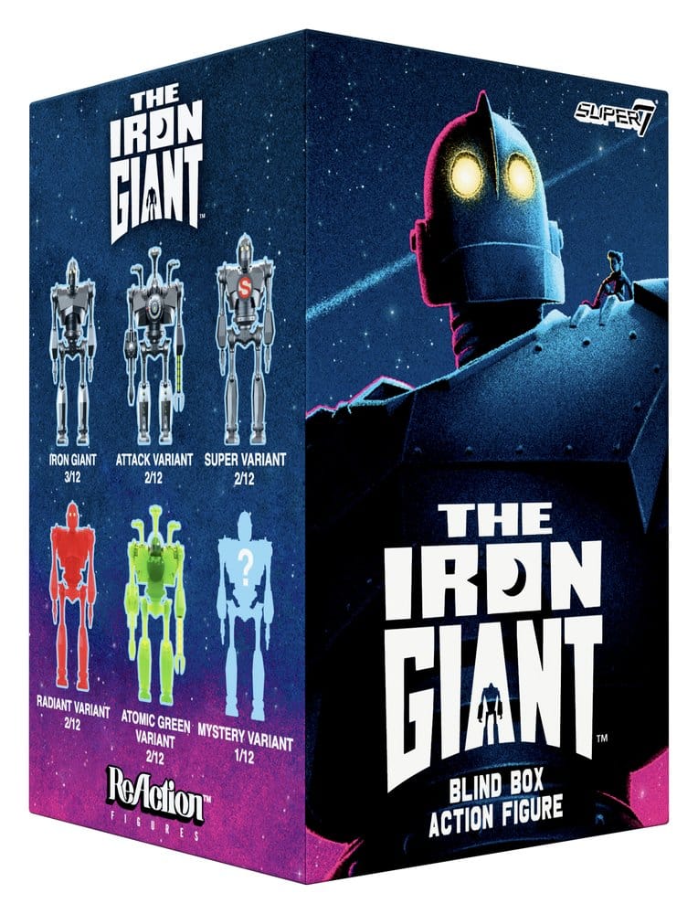 The Iron Giant Action Figure a sorpresa Wave 01, display da 12 pezzi - Super7