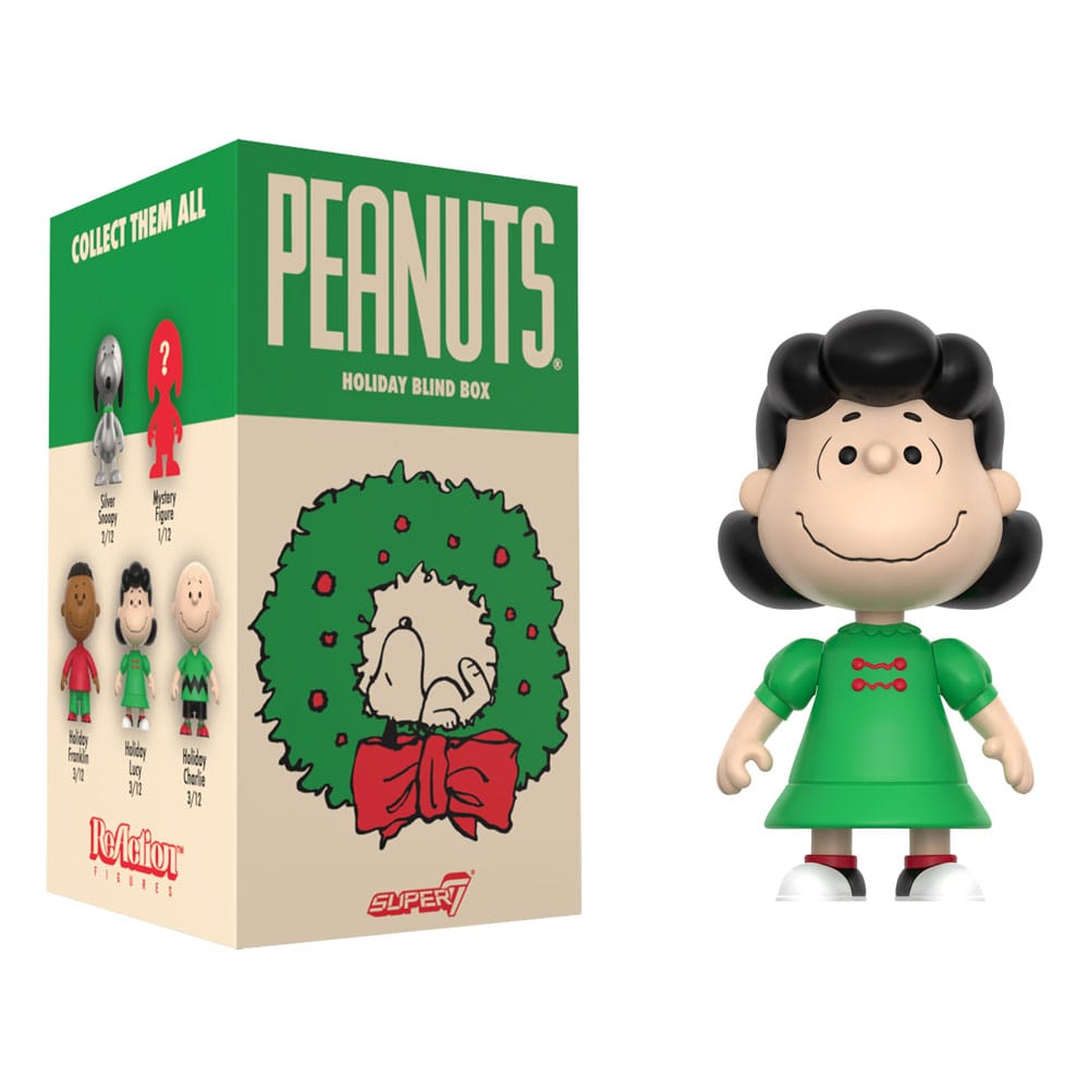 Peanuts ReAction Action Figure 10 cm Wave 08 Holiday Blind Box Display (12)