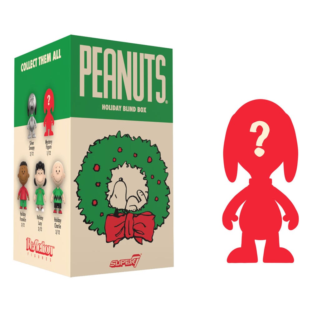 Peanuts ReAction Action Figure 10 cm Wave 08 Holiday Blind Box Display (12)