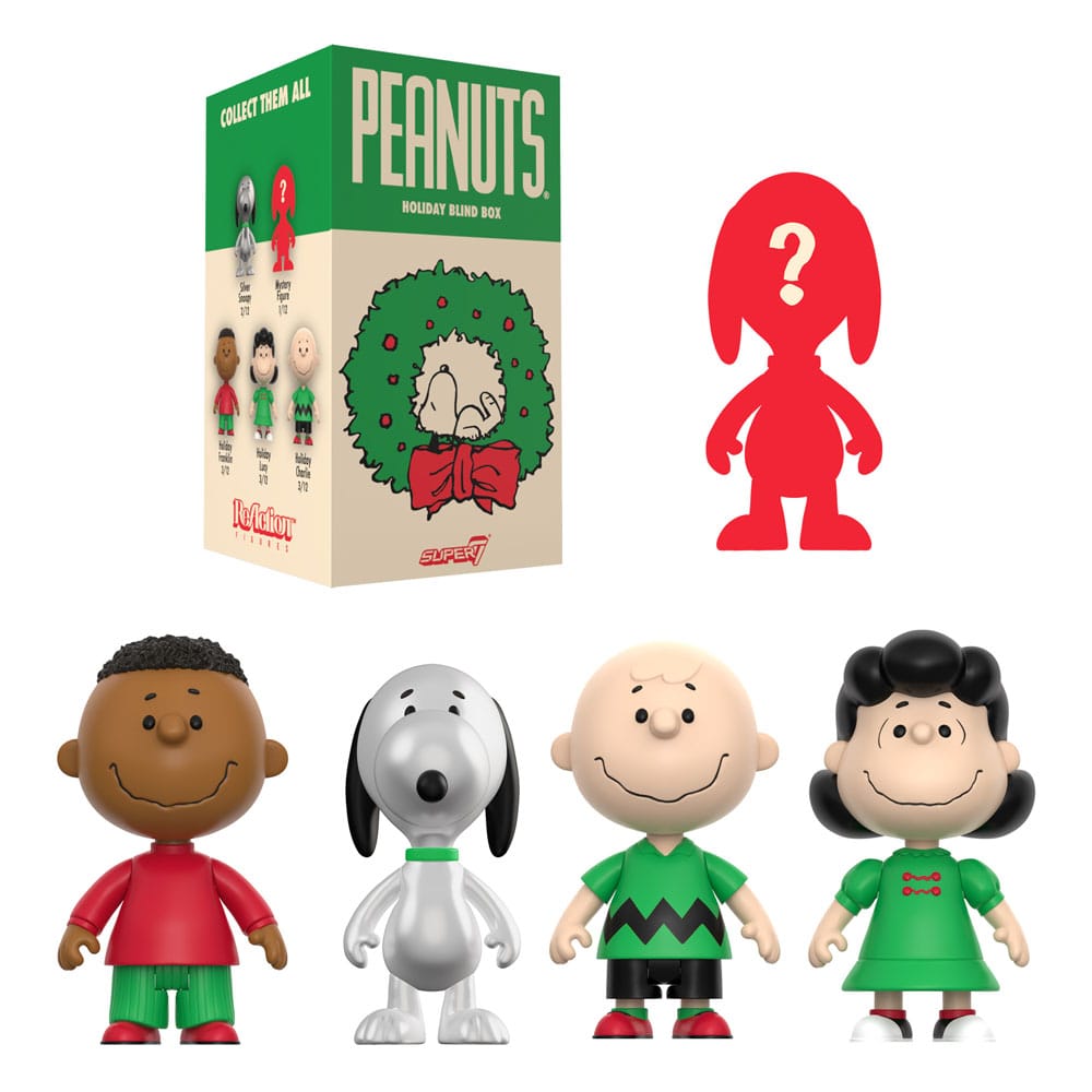 Peanuts ReAction Action Figure 10 cm Wave 08 Holiday Blind Box Display (12)