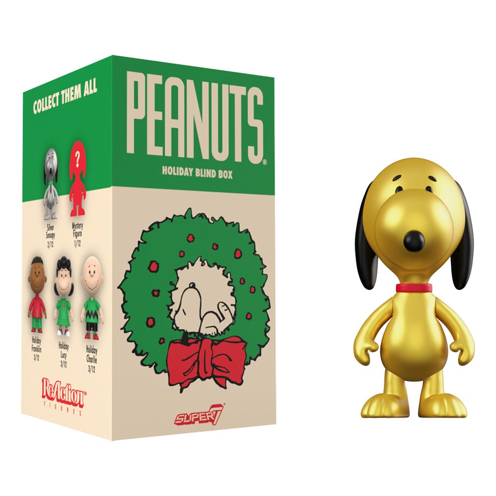 Peanuts ReAction Action Figure 10 cm Wave 08 Holiday Blind Box Display (12)