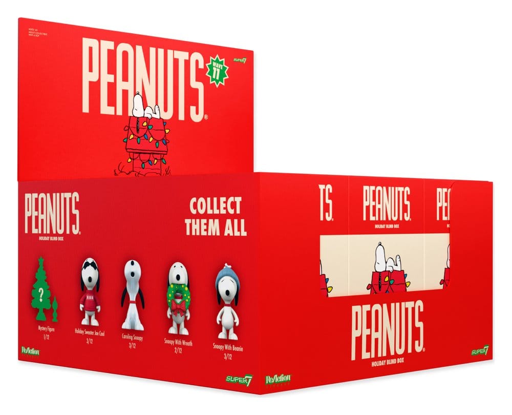 Peanuts Mini Figures Snoopy Holiday Blind Box 10 cm (12) - Super7