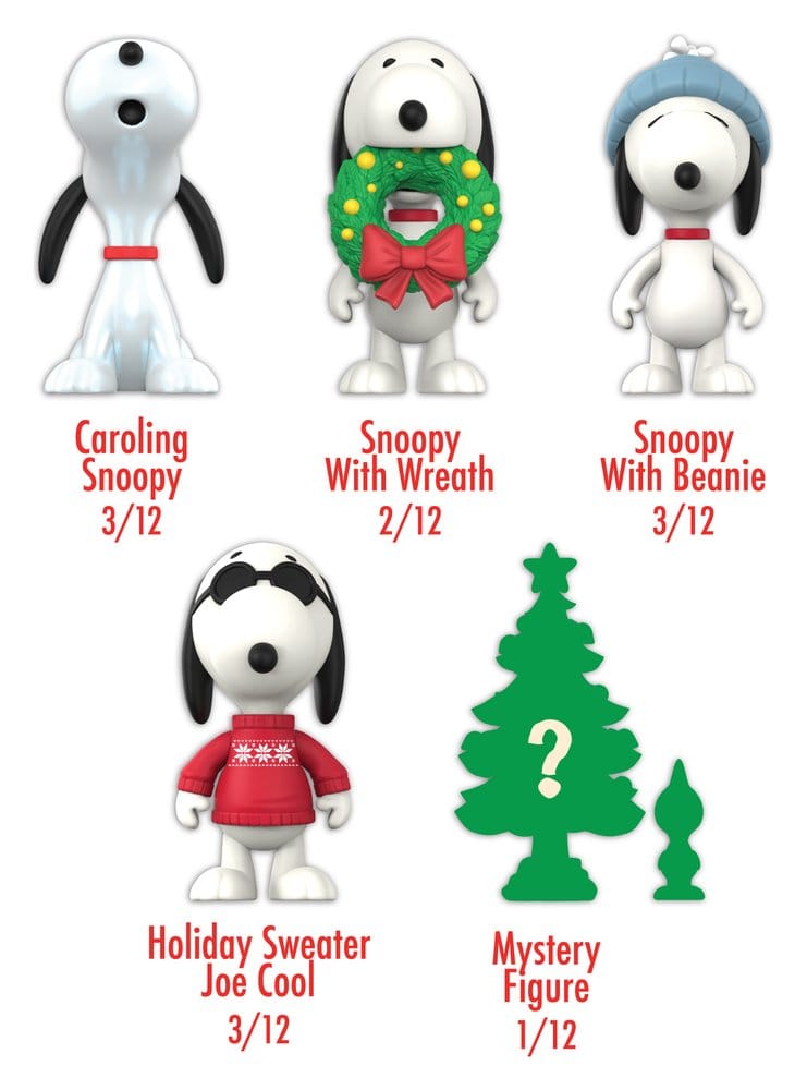 Peanuts Mini Figures Snoopy Holiday Blind Box 10 cm (12) - Super7