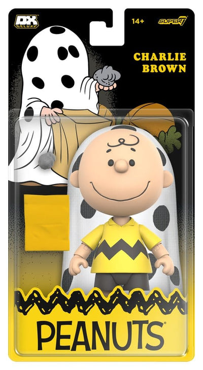 Action Figure Peanuts Deluxe Wave 01 Charlie Brown con lenzuolo fantasma 18 cm Super7