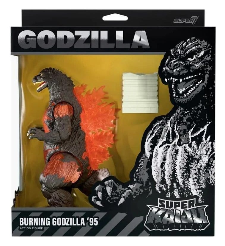 Action Figure Burning Godzilla '95 Super Kaiju Godzilla Super7