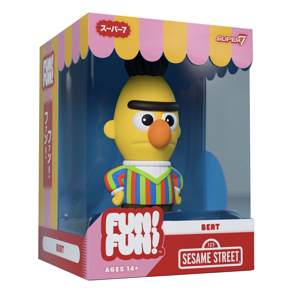 Sesame Street FUN! FUN! Vinyl Action Figure Wave 02 Bert 13 cm Super7