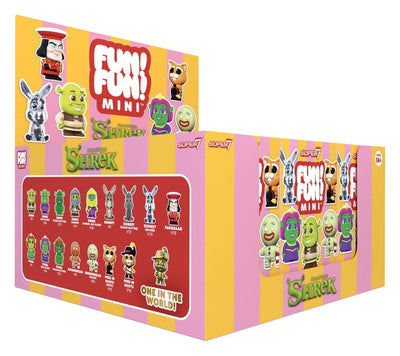 Shrek Fun! Fun! Mini Figures Wave 01 Blind Box Display (9) - Super7