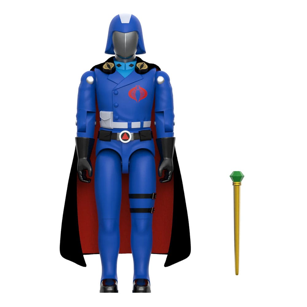 GI Joe ReAction+ Action Figure Wave 06 Cobra Commander (Movie, Black Cape) 10 cm - Super7
