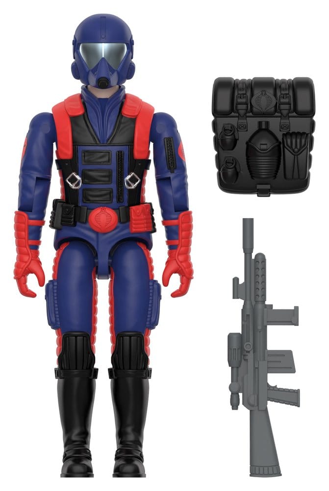 G.I. Joe ReAction+ Action Figure Wave 09 Cobra Viper Gunner di Super7