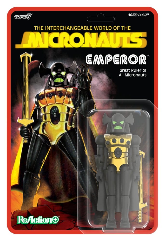 Micronauts ReAction+ Emperor Action Figure Wave 03 10 cm - Super7