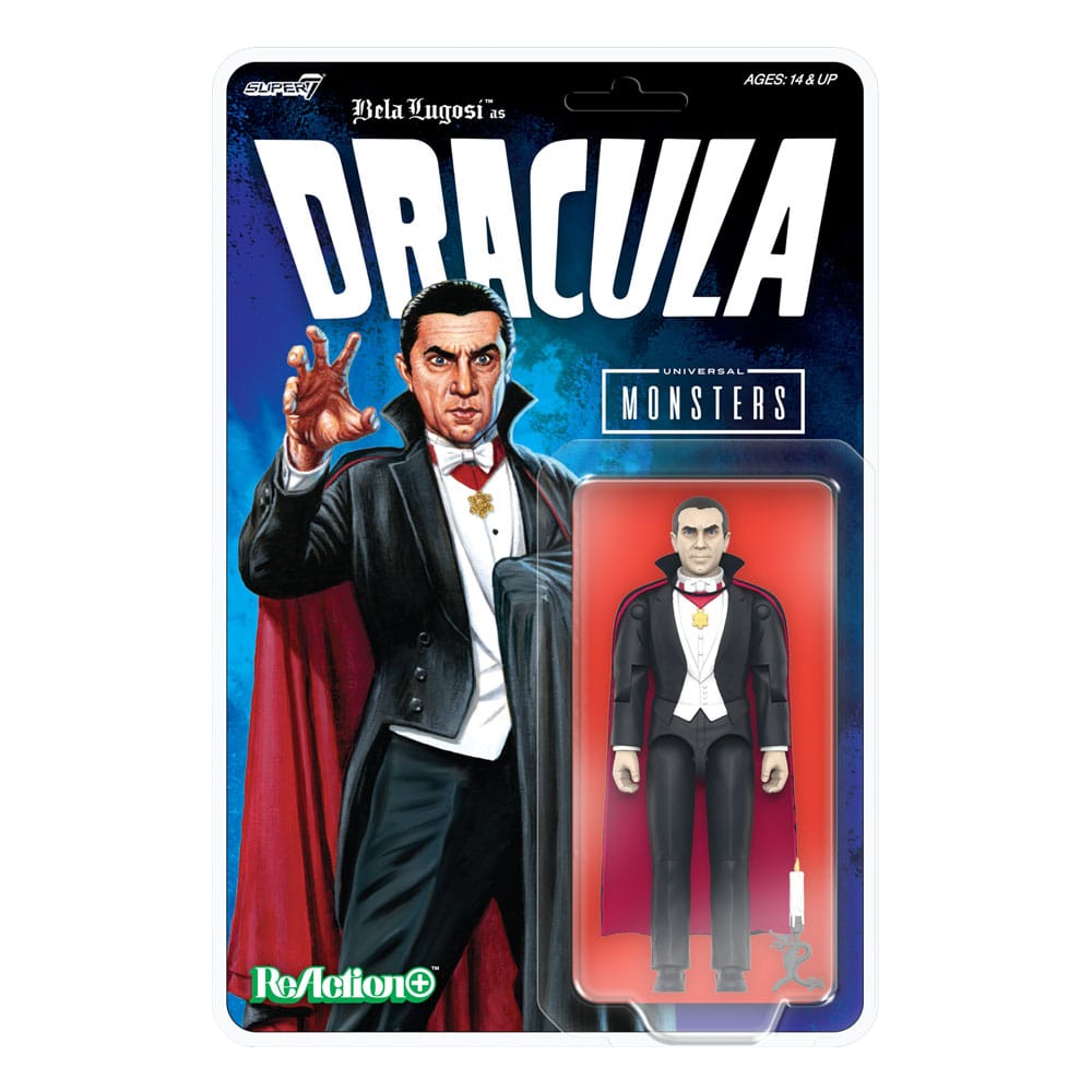 Action Figure Dracula 10 cm - Universal Monsters ReAction+ Wave 1 Super7