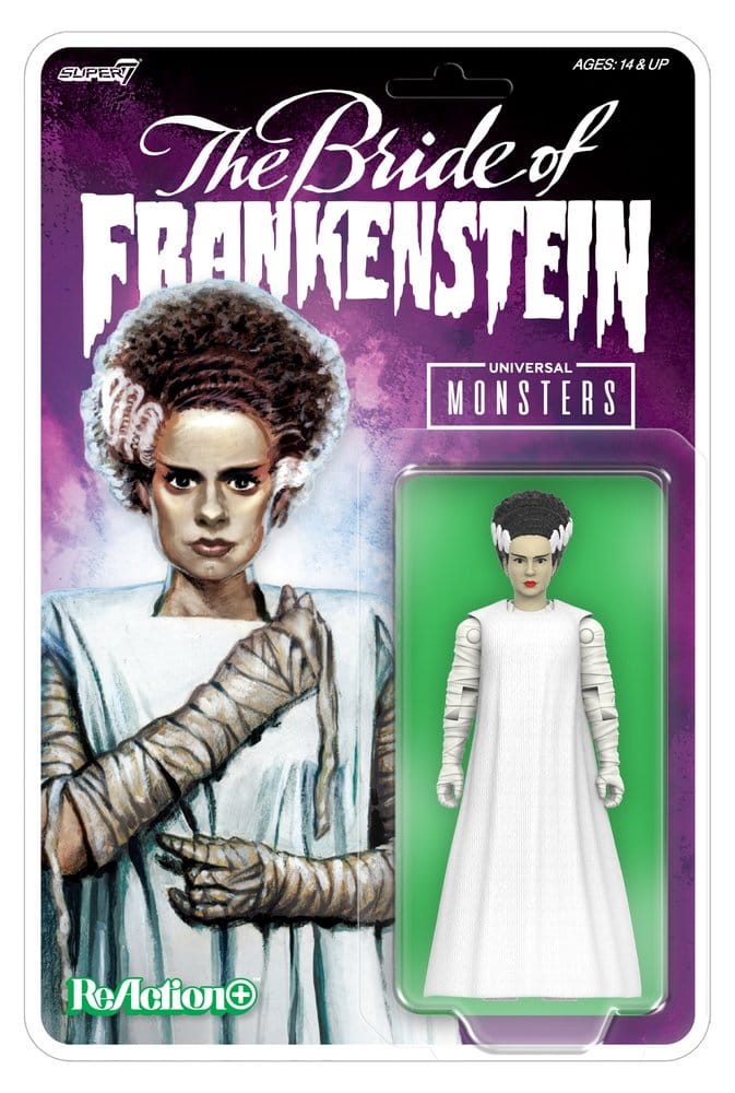 Action Figure Universal Monsters ReAction+ Wave 02 Bride of Frankenstein Super7