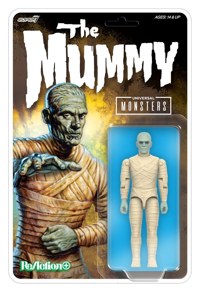 Action Figure Universal Monsters ReAction+ Wave 02 La Mummia di Super7