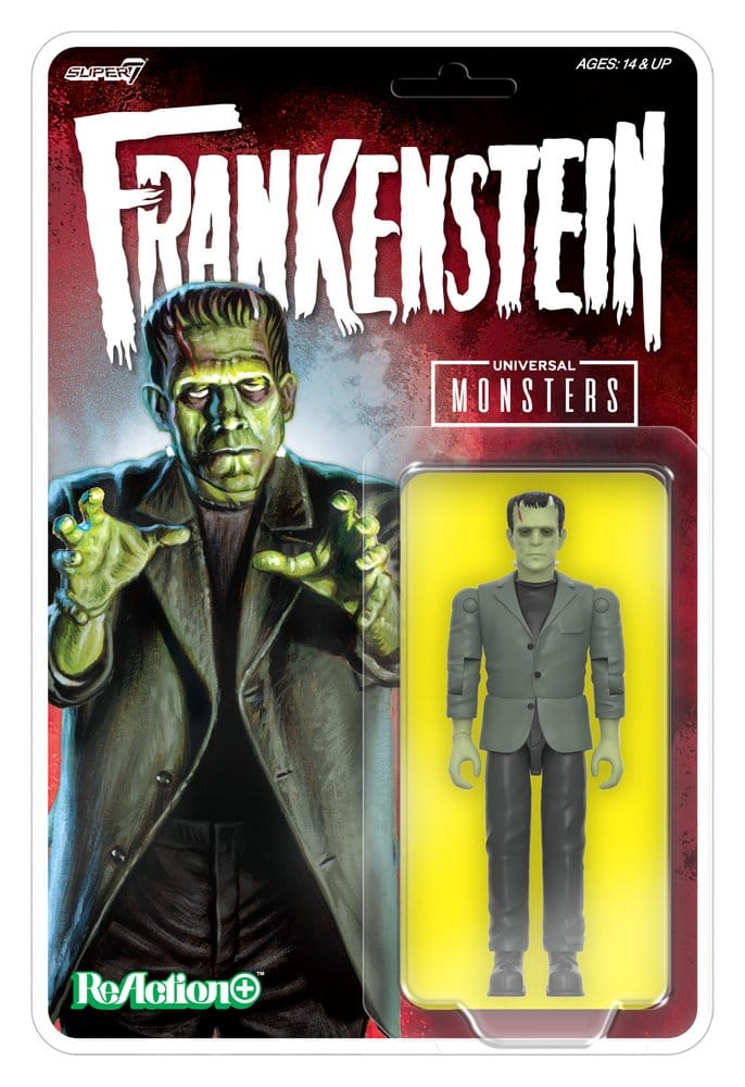 Action Figure Universal Monsters ReAction+ Wave 02 Frankenstein Super7