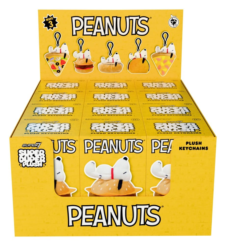 Peanuts Super Duper Plush Figures Wave 03 Blind Box Display (12) - Super7