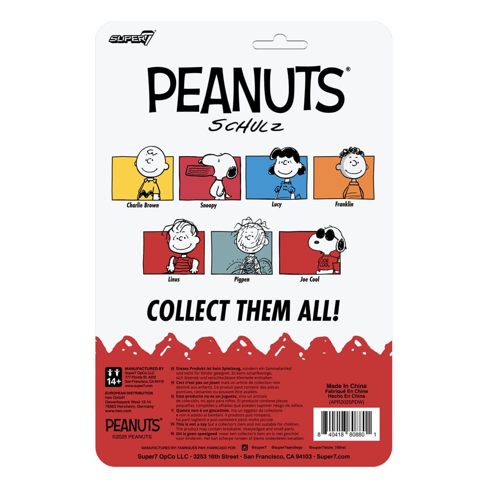 Peanuts ReAction Action Figure Wave 8 Joe Cool 9 cm - Super7