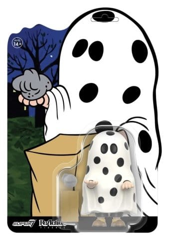 Action Figure Peanuts Charlie Brown Ghost Sheet ReAction Super7