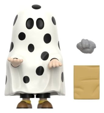 Action Figure Peanuts Charlie Brown Ghost Sheet ReAction Super7