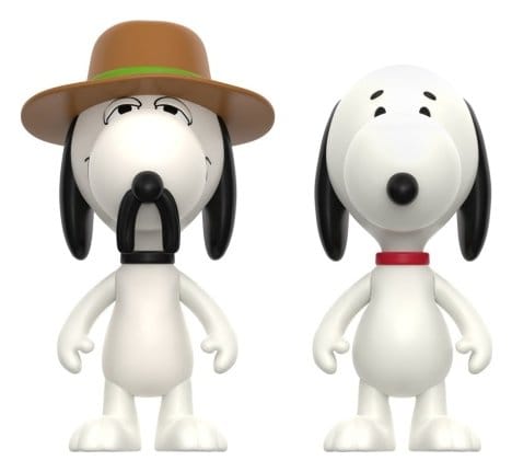 Peanuts ReAction Action Figure 2-Pack Snoopy e Spike 10 cm Super7