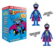 Sesame Street ReAction Action Figure Super Grover (con Chase) Super7