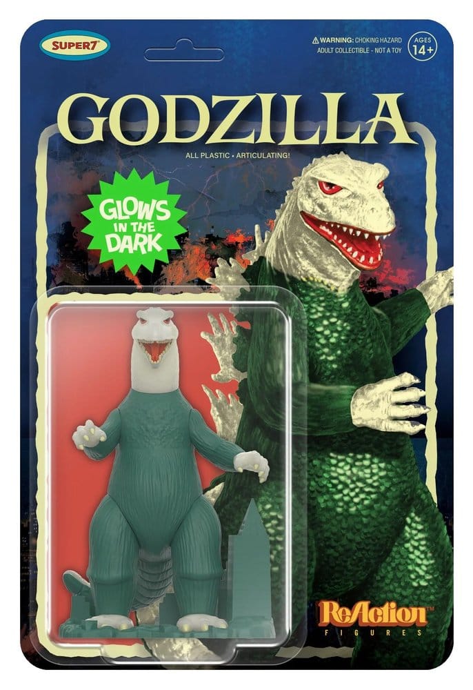 Godzilla Toho ReAction Action Figure Model Kit (Glow) 10 cm - Super7