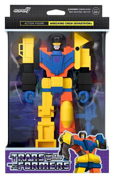 Transformers ReAction Action Figure Devastator 10 cm - Super7