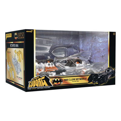 Batmobile 1989 Clear Super Cyborg Vehicle 35 cm – Super7