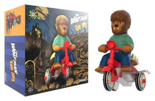 Super7 Super Cycles Veicolo con Action Figure L'Uomo Lupo Universal Monsters