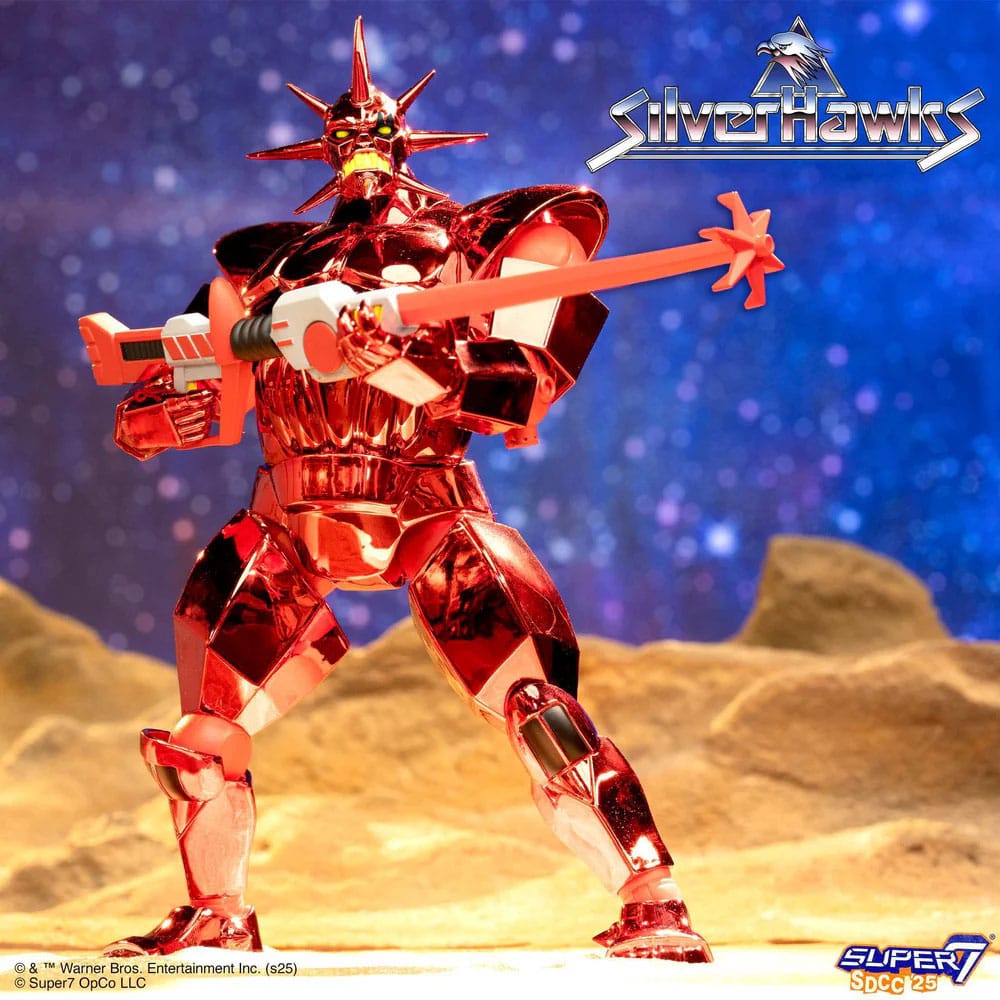 SilverHawks Ultimates Action Figure Mon*Star Metallic Vac Metal 18 cm - Super7