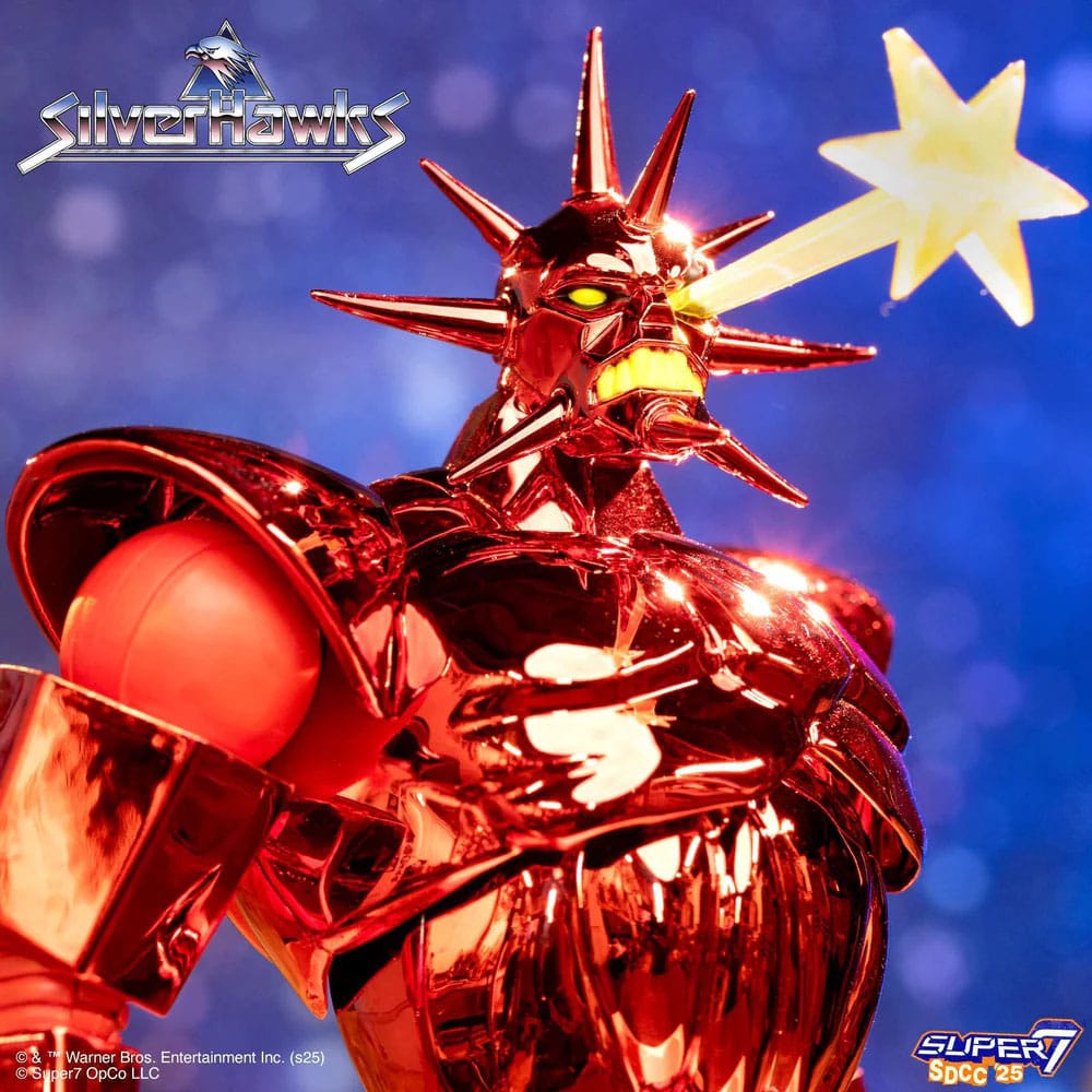 SilverHawks Ultimates Action Figure Mon*Star Metallic Vac Metal 18 cm - Super7