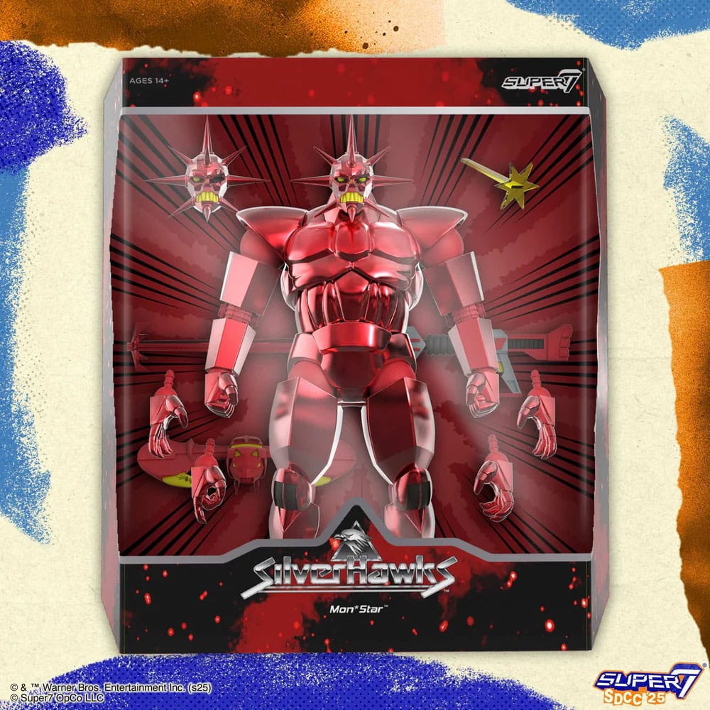 SilverHawks Ultimates Action Figure Mon*Star Metallic Vac Metal 18 cm - Super7