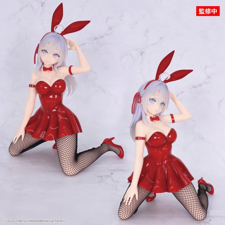 Statua PVC Alya Bunny Red Ver. 1/7 da Alya Sometimes Hides Her Feelings in Russian, 17 cm, System Service
