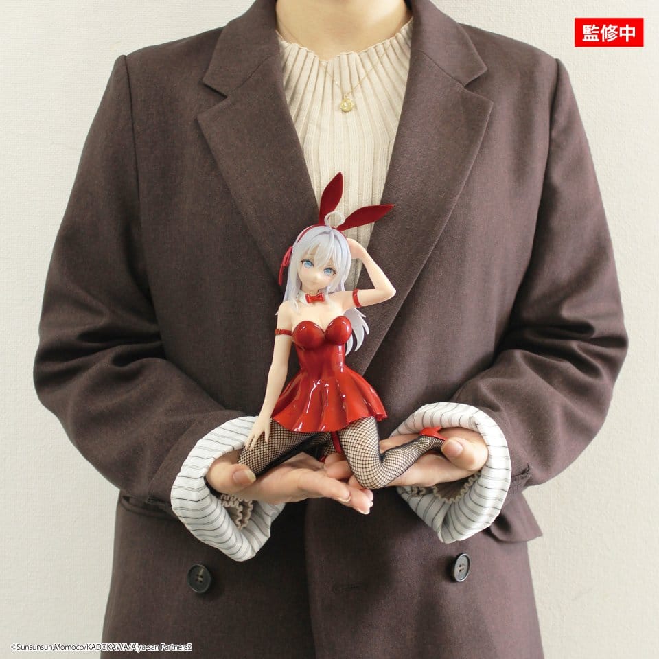 Statua PVC Alya Bunny Red Ver. 1/7 da Alya Sometimes Hides Her Feelings in Russian, 17 cm, System Service