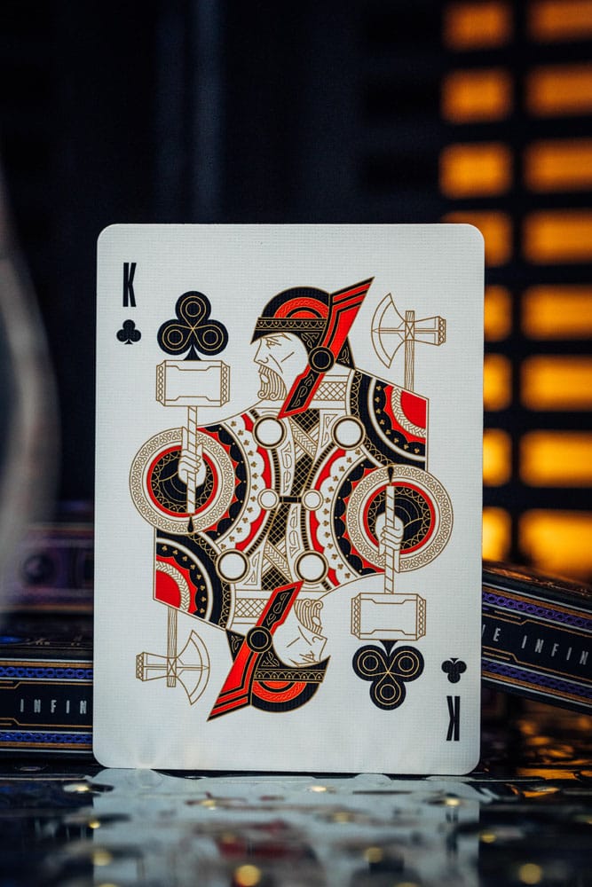 Avengers - The Infinity Saga Mazzo di Carte da Poker, Versione Rossa - Theory11