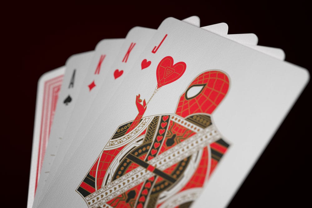 Avengers - The Infinity Saga Mazzo di Carte da Poker, Versione Rossa - Theory11