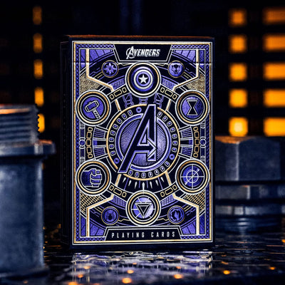 Avengers - The Infinity Saga Mazzo di Carte da Gioco Versione Viola - Theory11