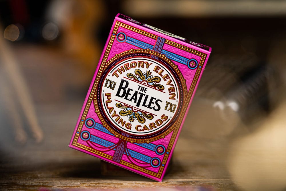 The Beatles Mazzo di Carte da Poker Rosa - Theory11
