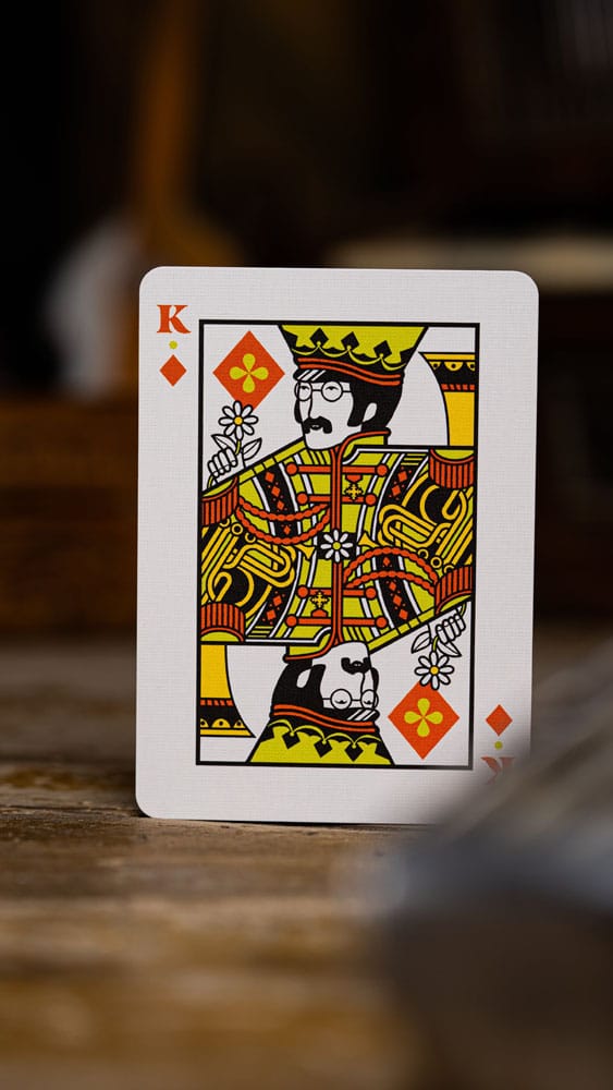 The Beatles Mazzo di Carte da Poker Rosa - Theory11