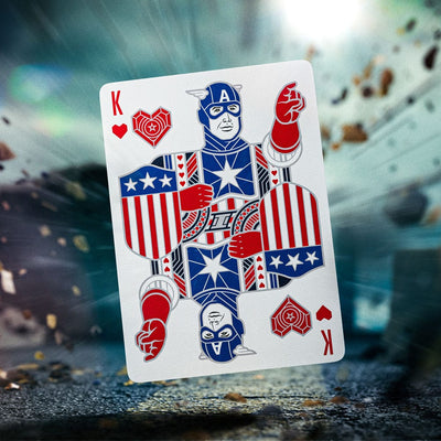 Mazzo di Carte da Gioco Captain America – Theory11