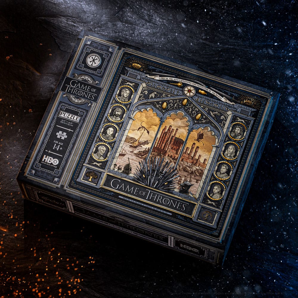 Puzzle Game of Thrones 1000 Pezzi con Dettagli Oro - Theory11
