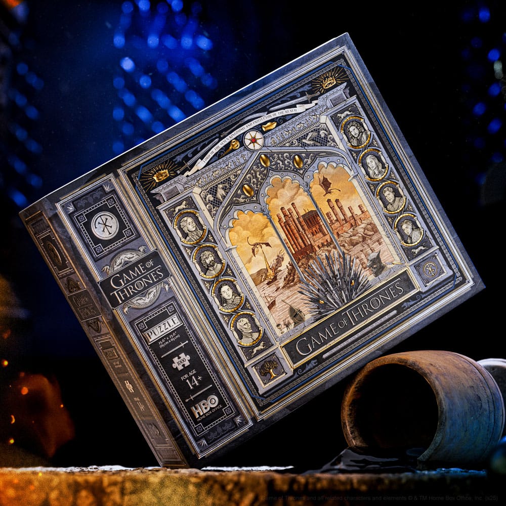 Puzzle Game of Thrones 1000 Pezzi con Dettagli Oro - Theory11