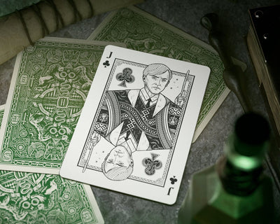 Harry Potter Mazzo di Carte da Poker Verde - Theory11