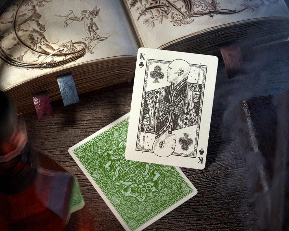 Harry Potter Mazzo di Carte da Poker Verde - Theory11