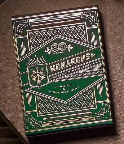 Theory 11 Monarch Green Mazzo di Carte da Poker Premium