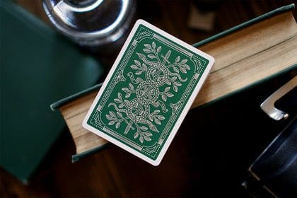 Theory 11 Monarch Green Mazzo di Carte da Poker Premium
