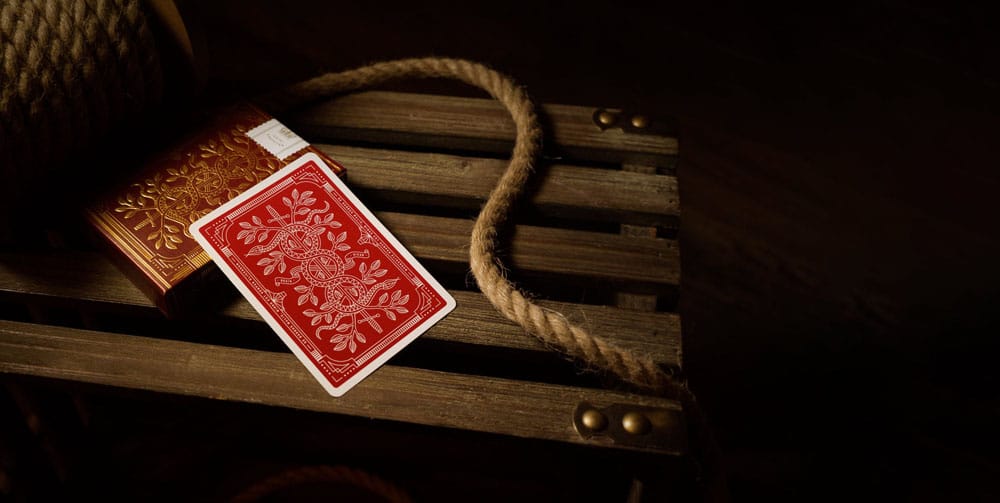 Theory11 Monarchs Playing Cards Red - Mazzo di Carte da Poker Premium