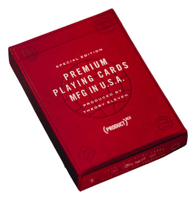 Theory 11 (PRODUCT)RED Mazzo di Carte da Gioco Premium - 52 Carte per Poker
